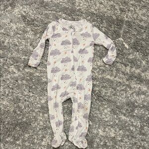 Caden Lane Lavender Cloud Kids Footie